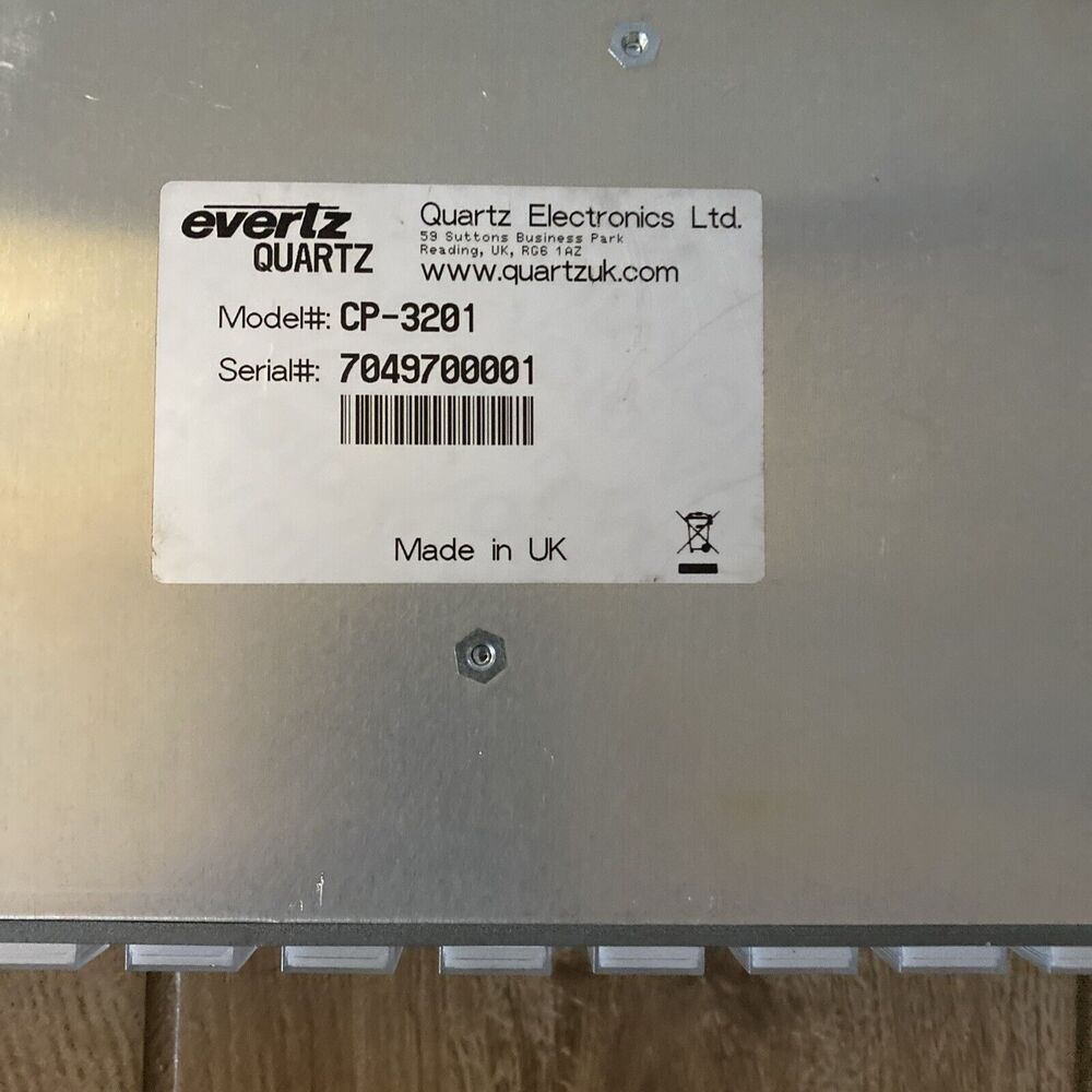 Evertz CP-3201 Router Control Panel - Picture 6 of 9